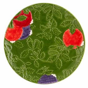 Prato Bolas Natal 32cm - Bordallo Pinheiro